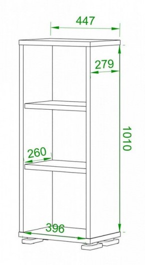Стеллаж Домино ПУ-10-1 в Невьянске - nevyansk.mebel24.online | фото 2