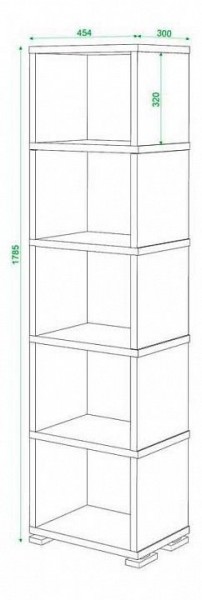 Стеллаж Домино СБ-15/5 в Невьянске - nevyansk.mebel24.online | фото 2