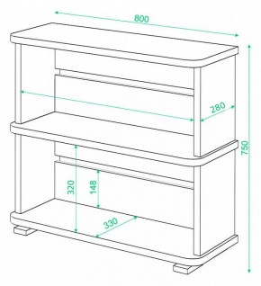 Стеллаж Домино СБ-25/2 в Невьянске - nevyansk.mebel24.online | фото 3