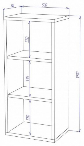 Стеллаж Домино СУ(ш1в1) в Невьянске - nevyansk.mebel24.online | фото 2