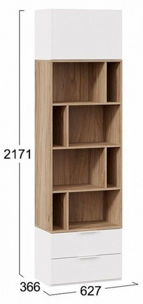 Стеллаж комбинированный Порто Исп. 2 ТД-393.07.20 в Невьянске - nevyansk.mebel24.online | фото 5