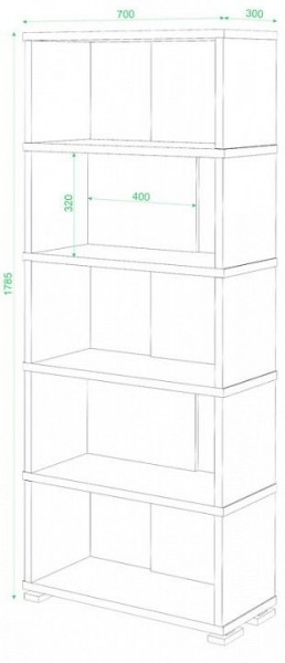 Стеллаж СБ-10/5 в Невьянске - nevyansk.mebel24.online | фото 2