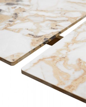 Стол ACERRA NEW 160 GLOSS GRAND JADE SOLID CERAMIC/ каркас цвета шампань, ®DISAUR в Невьянске - nevyansk.mebel24.online | фото 8