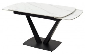 Стол ALATRI 120 MATT WHITE MARBLE SOLID CERAMIC / BLACK, ®DISAUR в Невьянске - nevyansk.mebel24.online | фото 8