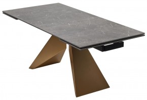 Стол ALES 180 BLACK GRAVE SOLID CERAMIC, керамика / бронзовый, ®DISAUR в Невьянске - nevyansk.mebel24.online | фото 14