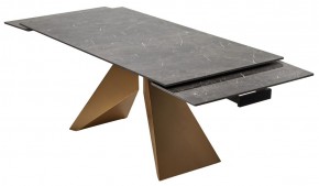 Стол ALES 180 BLACK GRAVE SOLID CERAMIC, керамика / бронзовый, ®DISAUR в Невьянске - nevyansk.mebel24.online | фото 9