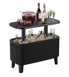 Стол Беви Бар (Bevy Bar Large Cool Bar), графит в Невьянске - nevyansk.mebel24.online | фото 3