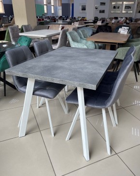 Стол BRICK M 140 Бетон Портленд/ Белый М-City в Невьянске - nevyansk.mebel24.online | фото 3