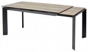 Стол CREMONA 180 KL-61 Под дерево, итальянская керамика / черный каркас, ®DISAUR в Невьянске - nevyansk.mebel24.online | фото 7