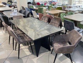 Стол IVAR 180 MARBLES KL-80 Серый мрамор, итальянская керамика, ®DISAUR в Невьянске - nevyansk.mebel24.online | фото 11