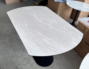 Стол KAI 140 TL-109 поворотная система раскладки, испанская керамика / Темно-серый / Черный, ®DISAUR в Невьянске - nevyansk.mebel24.online | фото 7