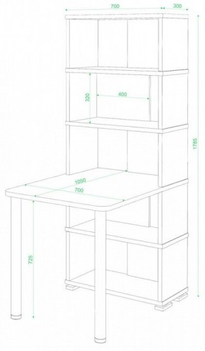 Стол компьютерный Домино СБ-10М/5 в Невьянске - nevyansk.mebel24.online | фото 2