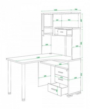 Стол компьютерный Домино СР-130 в Невьянске - nevyansk.mebel24.online | фото 5