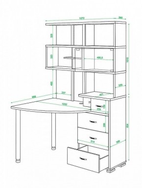 Стол компьютерный Домино СР-320 в Невьянске - nevyansk.mebel24.online | фото 5