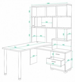 Стол компьютерный Домино СР-420/130 в Невьянске - nevyansk.mebel24.online | фото 2