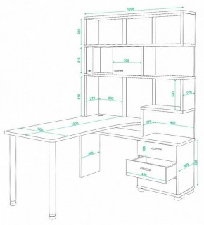 Стол компьютерный Домино СР-420/130 в Невьянске - nevyansk.mebel24.online | фото 2