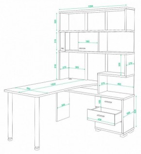 Стол компьютерный Домино СР-420/150 в Невьянске - nevyansk.mebel24.online | фото 2