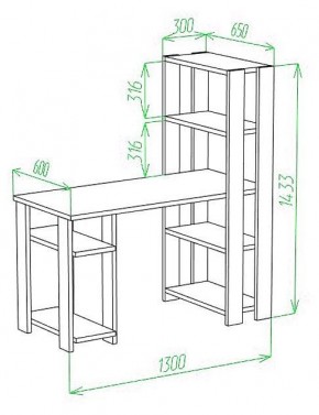 Стол компьютерный Slim СТН-145/130 в Невьянске - nevyansk.mebel24.online | фото 3