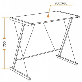 Стол компьютерный WD-09 в Невьянске - nevyansk.mebel24.online | фото 6