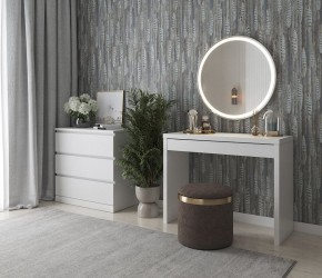Стол косметический Энкель 100 белый в Невьянске - nevyansk.mebel24.online | фото 4