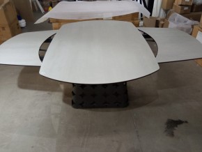 Стол LORENS 150 TL-58 поворотная система раскладки, испанская керамика / Темно-серый, ®DISAUR в Невьянске - nevyansk.mebel24.online | фото 2