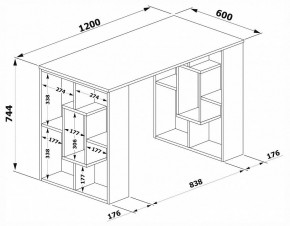 Стол письменный СПм-15 в Невьянске - nevyansk.mebel24.online | фото 2