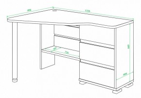 Стол письменный СР-322С в Невьянске - nevyansk.mebel24.online | фото 2