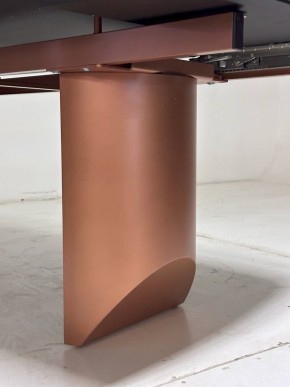 Стол ПУАНТО 200 TITANIUM LAWA NERO, керамика / МЕДЬ каркас М-City в Невьянске - nevyansk.mebel24.online | фото 5