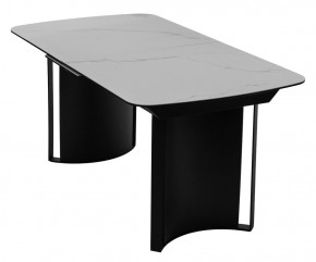 Стол RASMUS 160 TL-45 Белый мрамор, испанская керамика / черный каркас, ®DISAUR в Невьянске - nevyansk.mebel24.online | фото 3