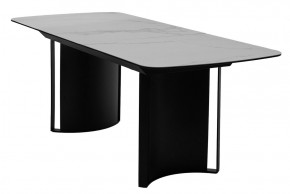 Стол RASMUS 160 TL-45 Белый мрамор, испанская керамика / черный каркас, ®DISAUR в Невьянске - nevyansk.mebel24.online | фото 4