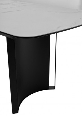 Стол RASMUS 160 TL-45 Белый мрамор, испанская керамика / черный каркас, ®DISAUR в Невьянске - nevyansk.mebel24.online | фото 7