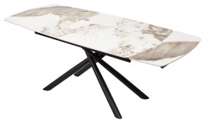 Стол RIVOLI 140 GLOSS LUXURY PANDORA SOLID CERAMIC / BLACK, ®DISAUR в Невьянске - nevyansk.mebel24.online | фото 2