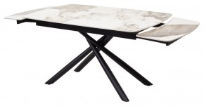 Стол RIVOLI 140 GLOSS LUXURY PANDORA SOLID CERAMIC / BLACK, ®DISAUR в Невьянске - nevyansk.mebel24.online | фото 6