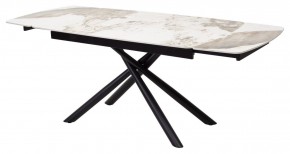 Стол RIVOLI 140 GLOSS LUXURY PANDORA SOLID CERAMIC / BLACK, ®DISAUR в Невьянске - nevyansk.mebel24.online | фото 7