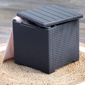 Стол с функцией хранения Виго (Vigo storage box) графит в Невьянске - nevyansk.mebel24.online | фото 1