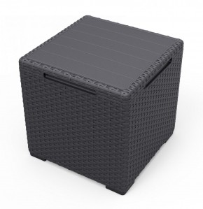 Стол с функцией хранения Виго (Vigo storage box) графит в Невьянске - nevyansk.mebel24.online | фото 2