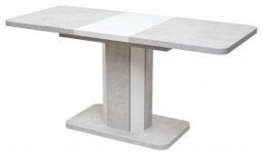 Стол STORK 120 Белый бетон/ Белый М-City в Невьянске - nevyansk.mebel24.online | фото 1