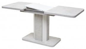Стол STORK 120 Белый бетон/ Белый М-City в Невьянске - nevyansk.mebel24.online | фото 4