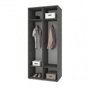 СТОУН С21 Шкаф 2-х створчатый (камень темный/ирландский дуб) в Невьянске - nevyansk.mebel24.online | фото 3