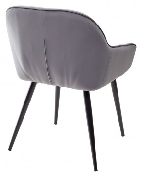 Стул BREEZE BLUVEL-14 GREY, велюр / черный каркас М-City в Невьянске - nevyansk.mebel24.online | фото 2