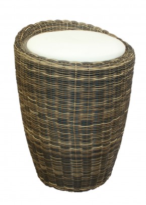 Табурет с местом для хранения LM-1100Rattan, кремовый в Невьянске - nevyansk.mebel24.online | фото