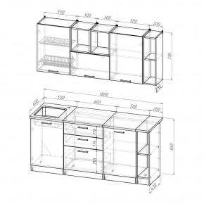 ТОМИЛЛА Кухонный гарнитур Макси 4 (1800 мм ) в Невьянске - nevyansk.mebel24.online | фото 2