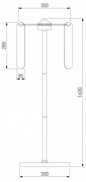Торшер Eurosvet Claire 01171/3 золото в Невьянске - nevyansk.mebel24.online | фото 3