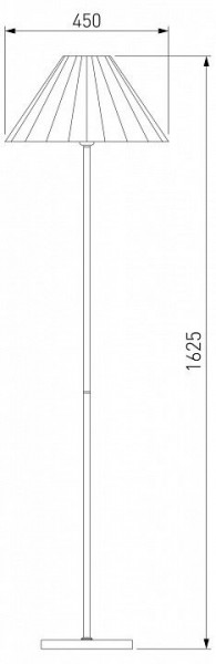 Торшер Eurosvet Peony 01133/1 хром/графит в Невьянске - nevyansk.mebel24.online | фото 3