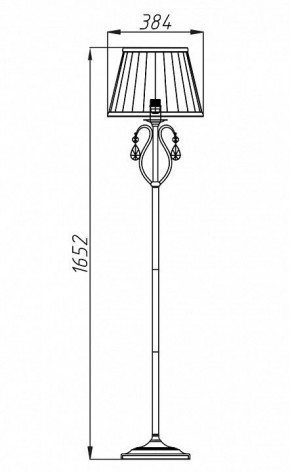 Торшер Maytoni Brionia ARM172-11-G в Невьянске - nevyansk.mebel24.online | фото 2