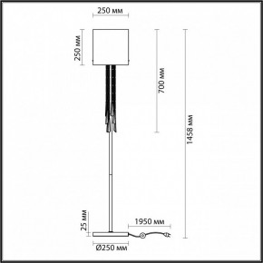 Торшер Odeon Light Nicole 4890/1F в Невьянске - nevyansk.mebel24.online | фото 4