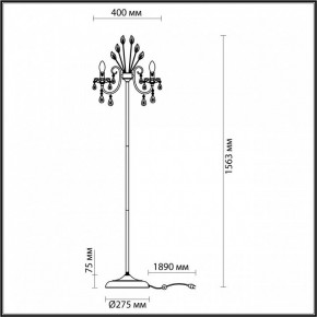 Торшер Odeon Light Versia 4977/3F в Невьянске - nevyansk.mebel24.online | фото 4