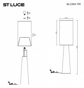 Торшер ST-Luce Jackie SL1354.705.01 в Невьянске - nevyansk.mebel24.online | фото 5