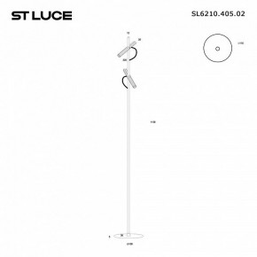 Торшер ST-Luce LILT SL6210.405.02 в Невьянске - nevyansk.mebel24.online | фото 2