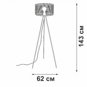 Торшер Vitaluce V3099 V3099-1/1P в Невьянске - nevyansk.mebel24.online | фото 4